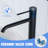 Modern Single Handle Black Faucet Stainless Steel Luxury Bathroom Décor