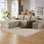 Canapé modulaire en U en forme de nuage avec siège profond, aucun assemblage requis, canapé-lit modulaire pour salon, chambre à coucher, appartement-129240490-129240496