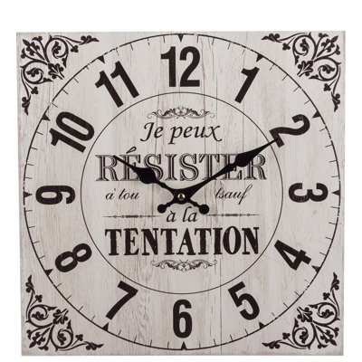 Octavius Wood Wall Clock