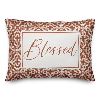 Housse de coussin rectangulaire d'extérieur Blfo Quatrefoils