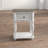 Colchester 1 - Drawer Nightstand in Antique White/Brown