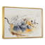 Raisins bleu foncé sur une plaque orange - peinture sur toile-67229143-67229145