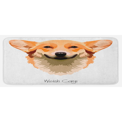 Tapis de cuisine corgi