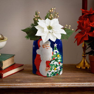 Vase traditionnel en PVC avec bougie vacillante flottante
