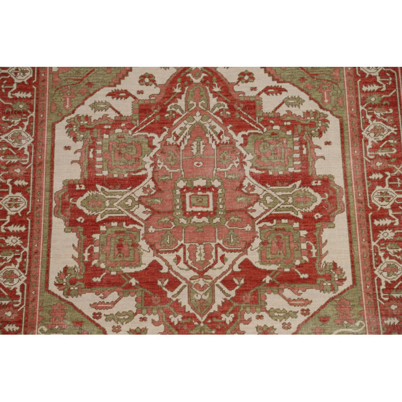 One-of-a-Kind 5'0" X 6'10" Wool Area Rug in Ivory