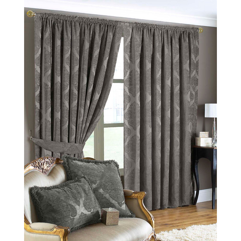 Carnglass More Room Darkening Curtain Pair, 168 W x 183 D cm, Raspberry