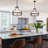 White Mist Cloud Glass Drum Chandelier