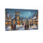 Scène de Noël village de Noël d'hiver-1050688236