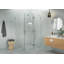 Halo 50 in. x 42 in. x 78 in. 90-degree Fully Frameless Glass Hinged Shower Enclosure-935717504