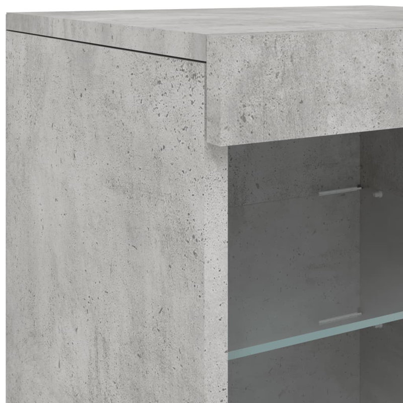 Basima 41cm Sideboard, Concrete Grey