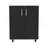 Storage Cabinet Lions, Double Door And Casters, Black Wengue Finish