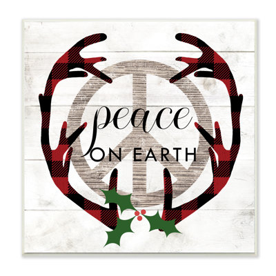 « Rustic Peace on Earth » en bois écossais par Daphne Polselli-impression d’art graphique
