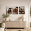 Ensemble de 3 impressions sur toile rustiques sur table-1361752071