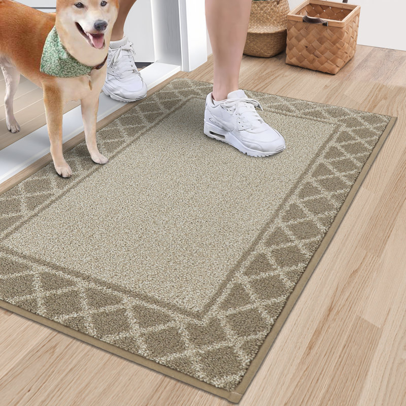Non-Slip Indoor Doormat, Beige, 50.8cm W x 81.3cm L