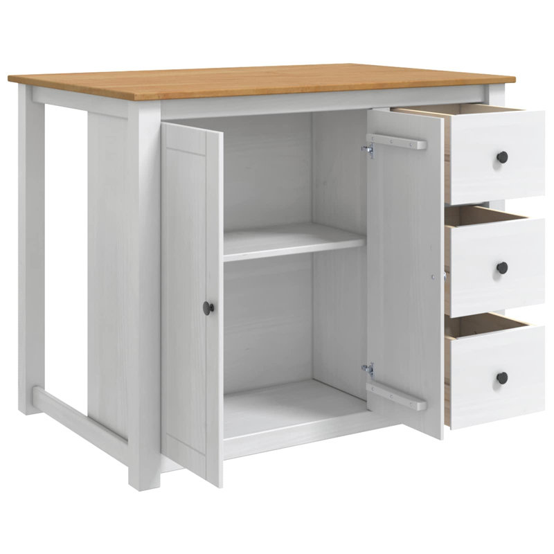 Solid Wood Kitchen Island, null