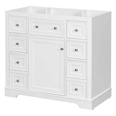 36" Bathroom Vanity Without Sink,Bathroom Cabinet Base Only