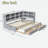 Modern Daybed With 2 Storage Drawers, Storage Cabinets, Led Light And Usb Ports-607620941