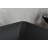 14.38" L -22.25" W -4-3/8 In. H Matte Shell  Glass Rectangular Vessel Bathroom Sink In Black With  Faucet And Pop-Up Drain In Matte Black