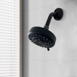 High Pressure Shower Heads 4.7 Inch 10 Settings Rain High Flow Showerhead