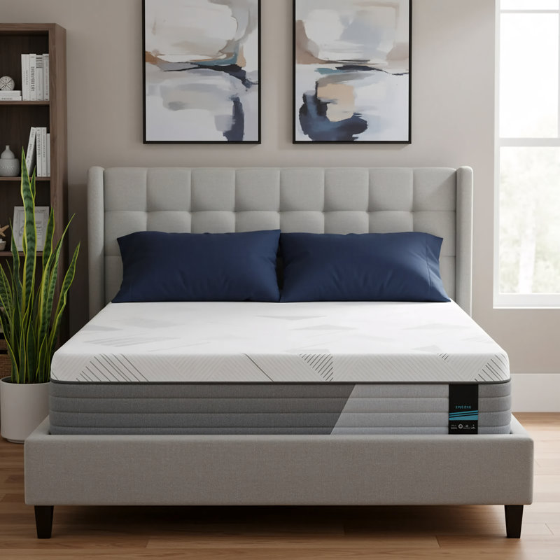 12"/14"Memory Foam Medium Firm Hybrid Mattress Pocket Spring For Motion Isolation In A Box, Oeko-TEX & Certipur-US Certified,USA Made