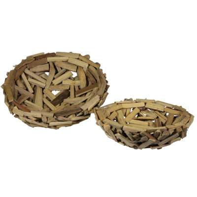 Delfina Wood Decorative Bowl 2