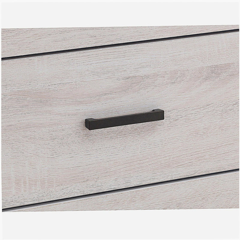 Geary Coastal White Rectangular 4-Drawer Chest