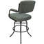 Tabouret de comptoir pivotant 26 po Gurpriya-1688085836