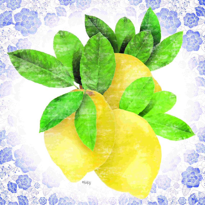 Citrons d'été I 2886227, H 36 po x l 36 po