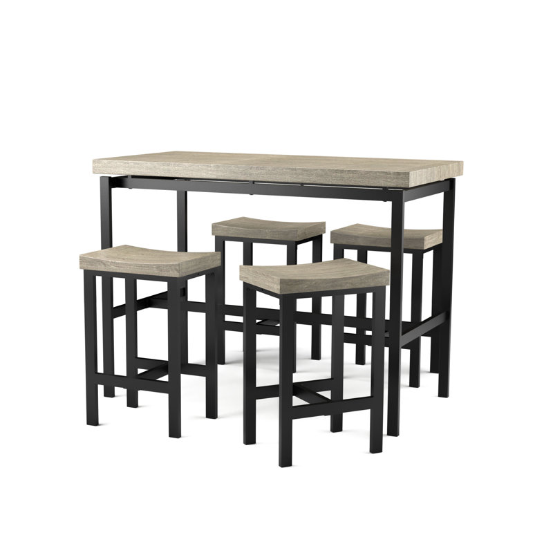 5 pièces Comptoir Ht. Ensemble de table