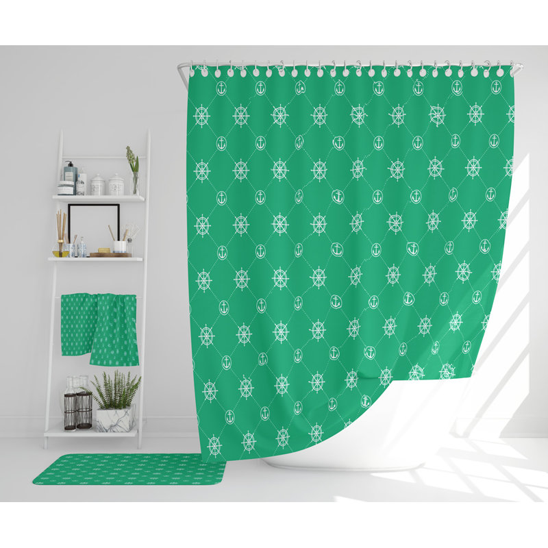 Nasib Polyester Shower Curtain Set
