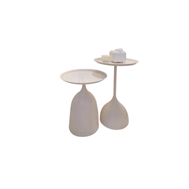 Ensemble de tables gigognes Goblet (blanc)