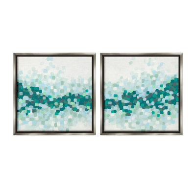 «Abstract Speckled Horizon» par June Erica Vess, 2 pièces sur toile
