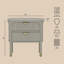 Table de chevet 2 tiroirs Parkwood-723771107