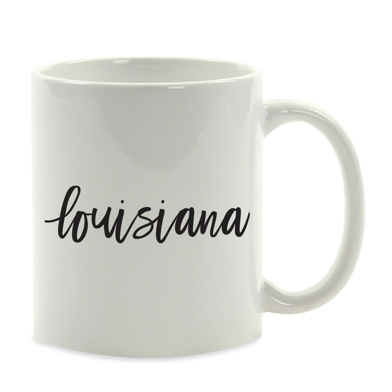 Ceramic Coffee Mug, Louisiana