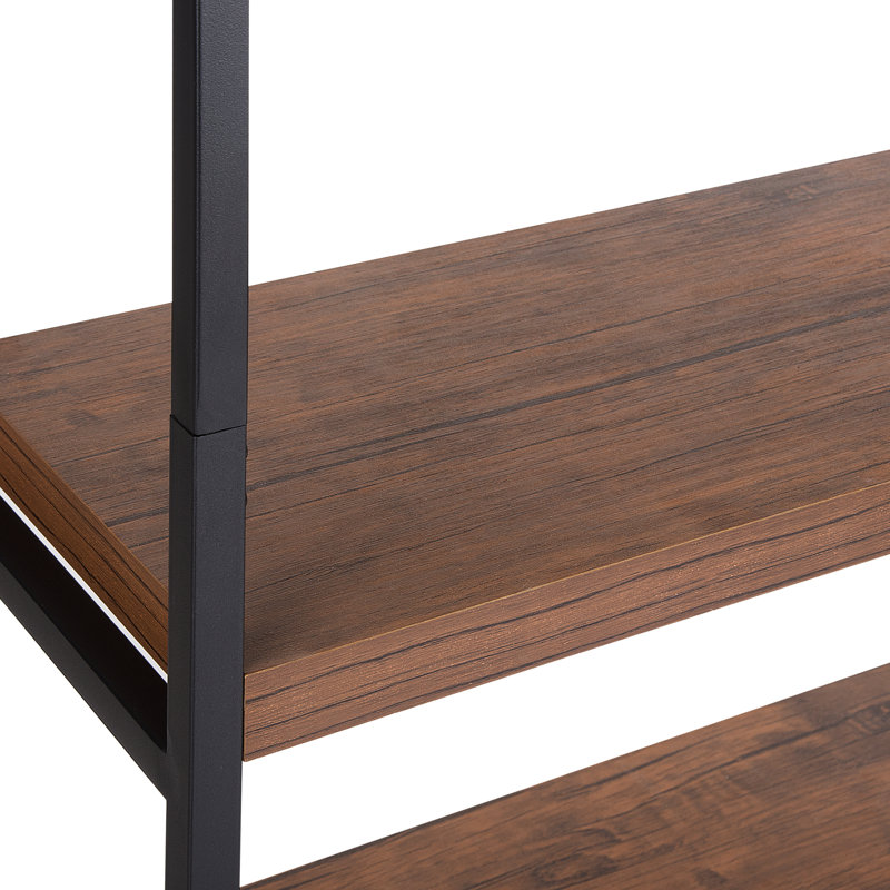 Clauson 155cm H x 100cm W Steel Etagere Bookcase