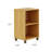 Modern Nightstand With Open Storage