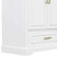 Meuble-lavabo moderne 30 po avec lavabo en céramique, portes à fermeture en douceur et tiroir de rangement divisé-1118316480
