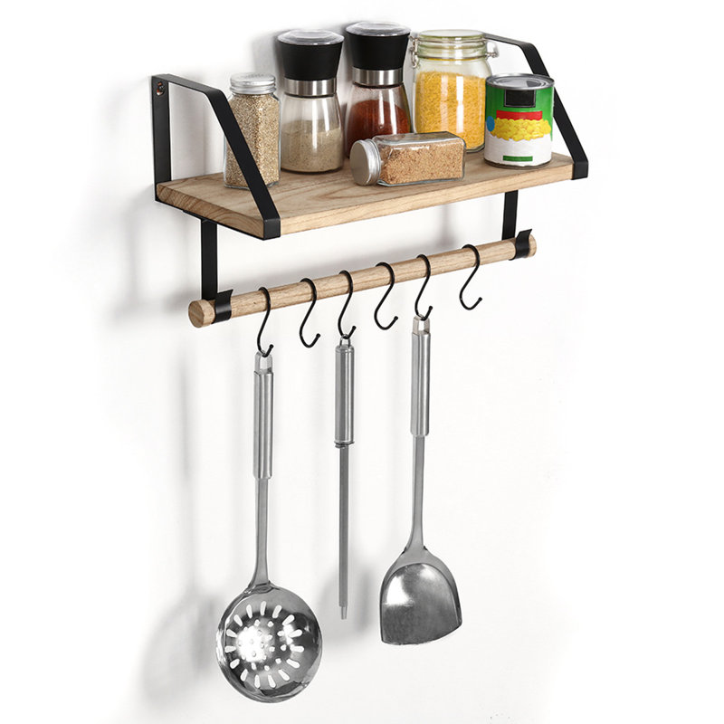 Solid Wood Floating Shelf