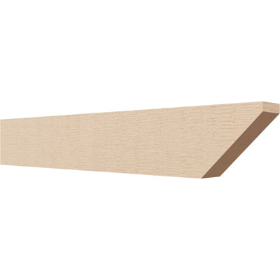 Timberthane Rough Cedar Faux Wood Concord Rafter Tail, 2"W x 4"H x 24"L, Primed Tan