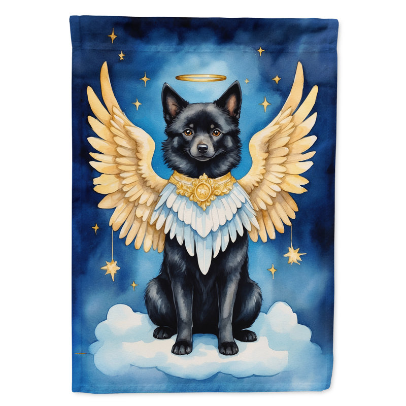 Drapeau Schipperke My Angel Garden