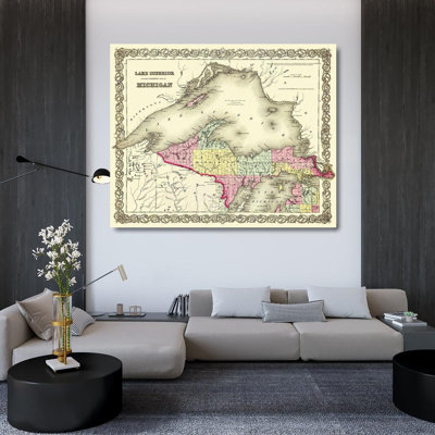 Art sur toile tendue avec Art Gallery, Colton, Michigan, 1855