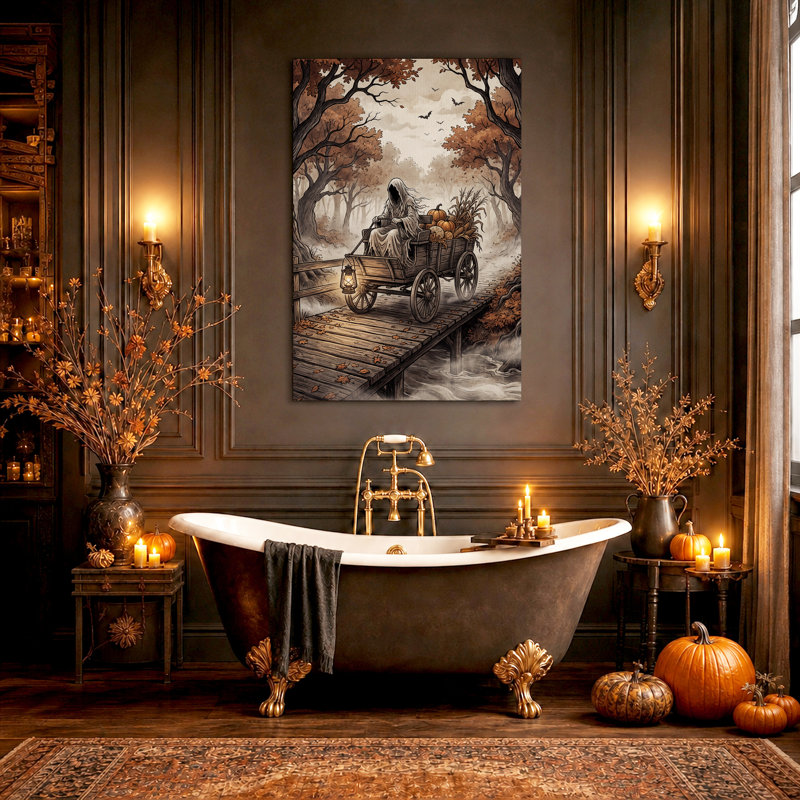Art mural sur toile à capuche, H 48 po x l 36 po