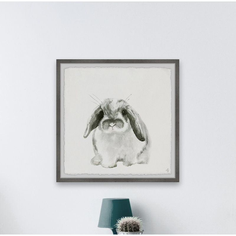 McLoud Plump Bunny, reproduction encadrée, H 12 po x l 12 po x P 1,5 po