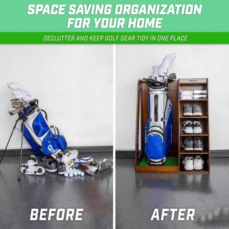 Organisateur de sacs de golf GoSports, Brun