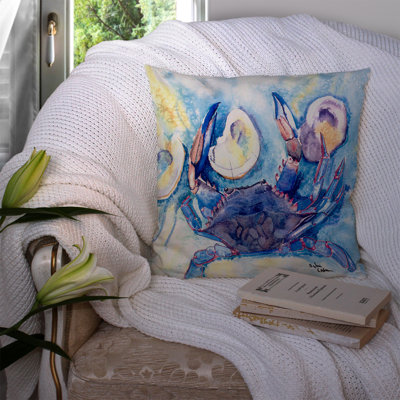 Coussin intérieur/extérieur bleu crabe