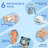 Baby Play Gym Mat, Oversize Baby Tummy Time Play Mat With 6 Detachable Toys For Sensory Exploration Motor Skill Development, Newborn Essentials Shower Gift Activity Mats For Babies ,beige-124128046