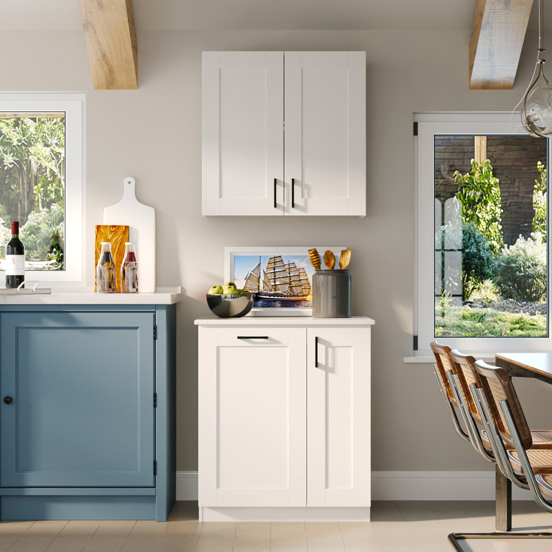 Armoire de cuisine modulaire deux pièces avec rangement solide