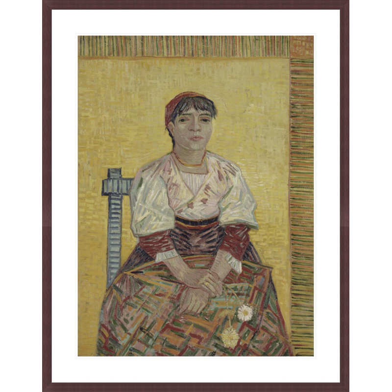 «The Italian Woman» par Vincent van Gogh, impression giclée encadrée, H 41,5 po x l 32,53 po