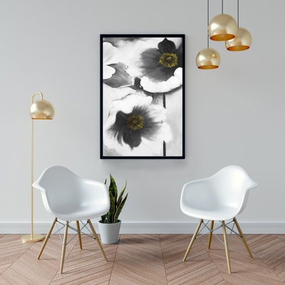 "Fleurs noires et blanches"