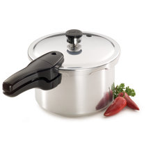 Alpine Cuisine Stainless Steel Pressure Cooker, for All Cooktops, Stove Top Pressure Cooker used for Pressure Foodie or Steaming, Compatible with GAS